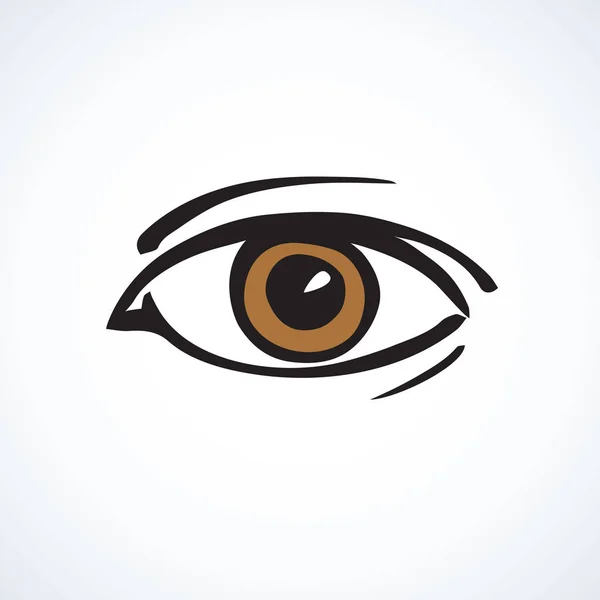 Глаз. Векторный рисунок — стоковый вектор