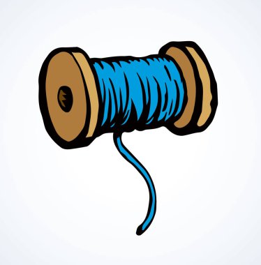 İplik makarası. Vektör çizim