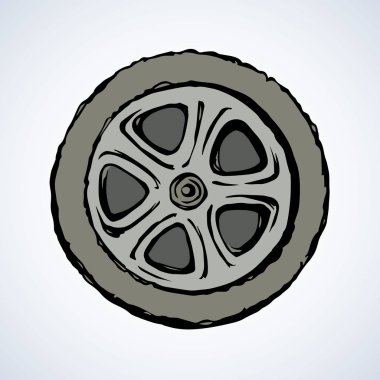 Lastik. Vektör çizim