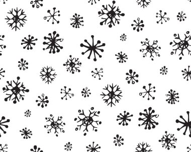 kar taneleri. vektör çizim