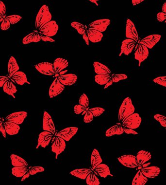 Kelebek. Vektör çizim