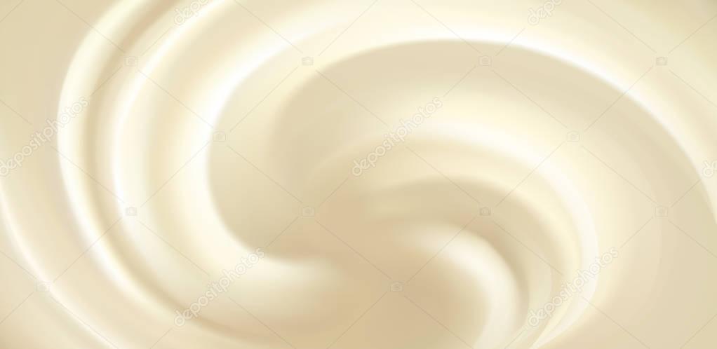 Vector background of swirling pink texture 