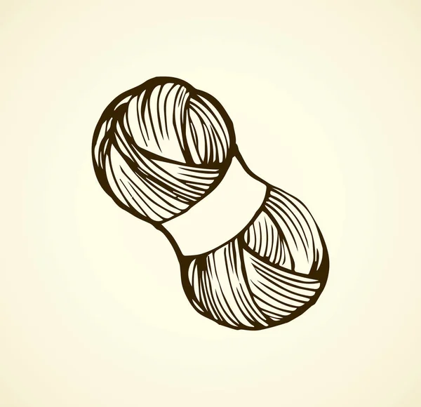 Tricot. Dessin vectoriel — Image vectorielle