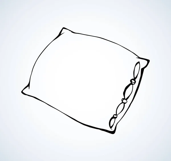 Travesseiro. Desenho vetorial — Vetor de Stock