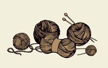 Örgü. Vektör çizim