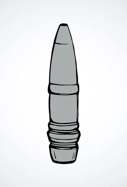 Militärische Rakete. Vektorzeichnung — Stockvektor