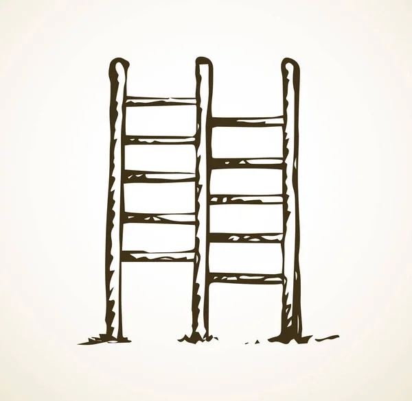 Desenho vetorial. Escada — Vetor de Stock
