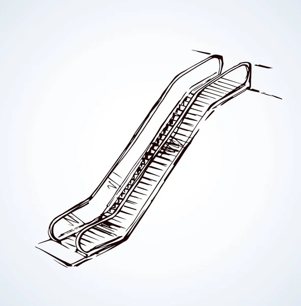 Scala mobile. Disegno vettoriale — Vettoriale Stock