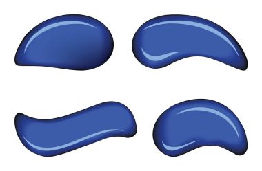 Beyaz deri kozmetik krem vektör damla