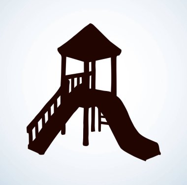 Bahçesi. Vektör çizim