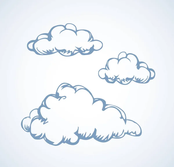 Nube. Ilustración vectorial — Vector de stock