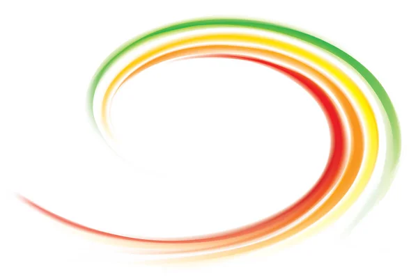 Fondo vectorial del espectro espiral del arco iris — Archivo Imágenes Vectoriales