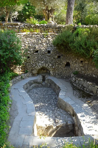 Заточенный гробницей в саду, Иерусалим — стоковое фото