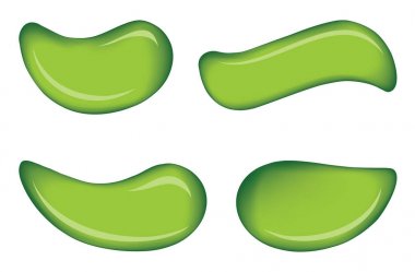 Beyaz deri kozmetik krem vektör damla