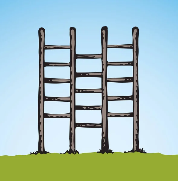 Vector drawing. Ladder — Stock Illustration Vector drawing. Ladder Royalty Free Stock Vectors