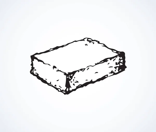 Esponja para platos. Dibujo vectorial — Vector de stock © Marinka