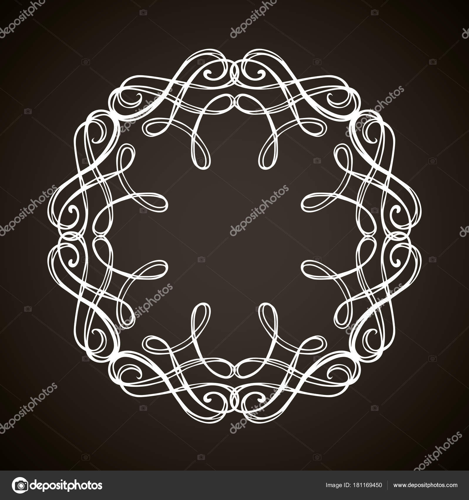 Vignette Vector Drawing Stock Vector C Marinka 181169450