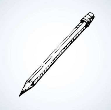 Kalem. Vektör çizim