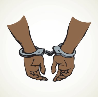 Kelepçe. Vektör çizim