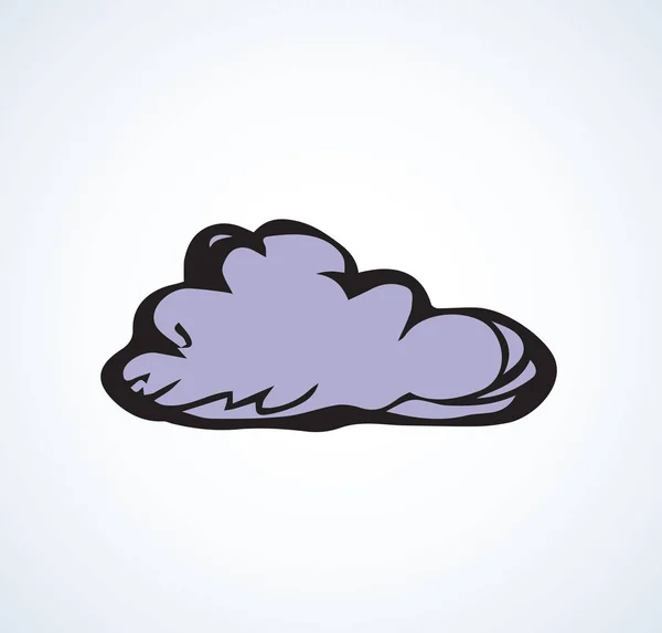 Nube. Ilustración vectorial — Vector de stock