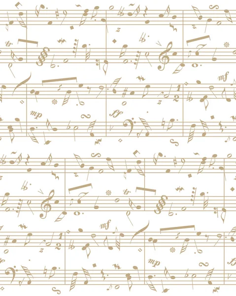 Векторна фортепіанна музика — стоковий вектор