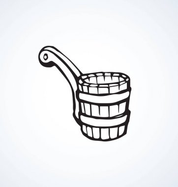 Kepçe. Vektör çizim