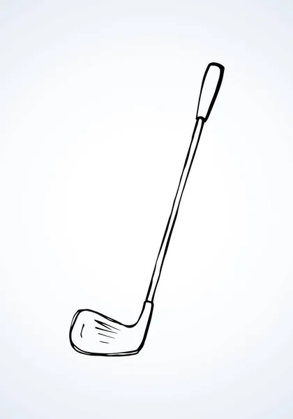 De golfclub. Vector tekening — Stockvector