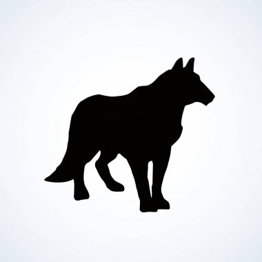 Kurt. Vektör çizim