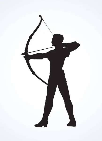 Archer. Desen vectorial — Vector de stoc