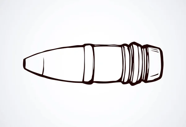 Un cohete militar. Dibujo vectorial — Archivo Imágenes Vectoriales