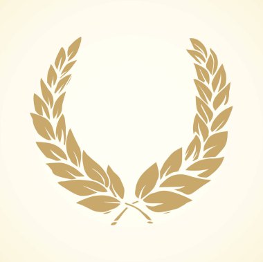 Defne çelengi. Vektör çizim