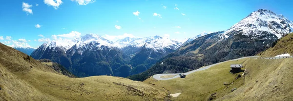 Panorama pohoří Alp — Stock fotografie