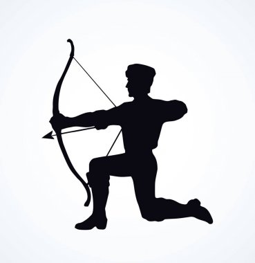 Archer. Vektör çizim