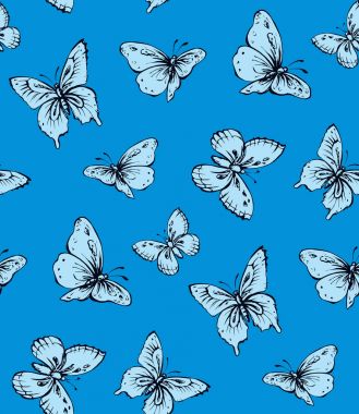 Kelebek. Vektör çizim