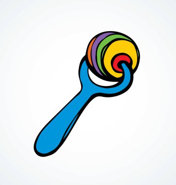 Çıngırak. Vektör çizim