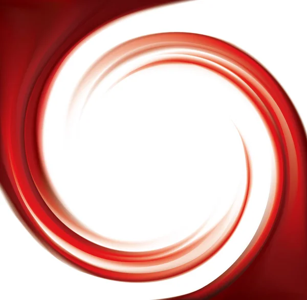 Vecteur tourbillonnant fond rouge. Jus de fruits rouges — Image vectorielle