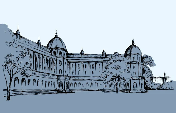 Palace. Dessin vectoriel — Image vectorielle