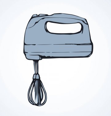 Elictric karıştırıcı. Vektör çizim