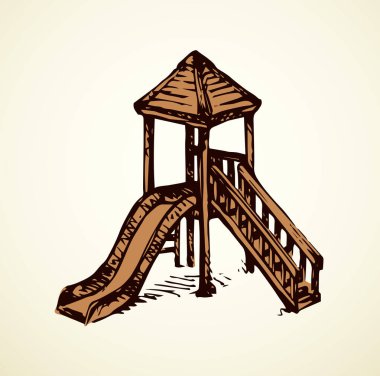 Bahçesi. Vektör çizim