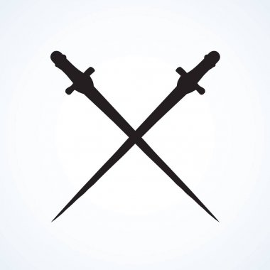 Eski Epee. Vektör çizim