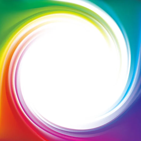 Vector achtergrond van spiraal regenboog spectrum — Stockvector