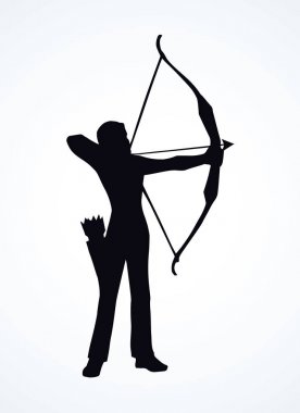 Archer. Vektör çizim