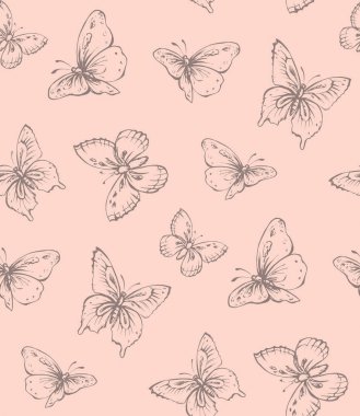 Kelebek. Vektör çizim