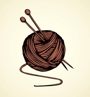 Örgü. Vektör çizim