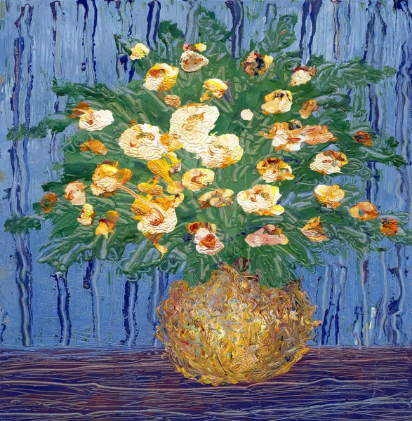 Parlak çiçek natürmort — Stok fotoğraf