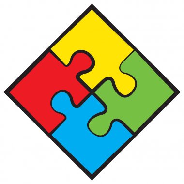 Dört boz. Vektör simgesi