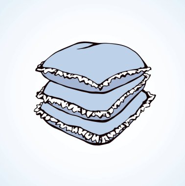 Yastık. Vektör çizim