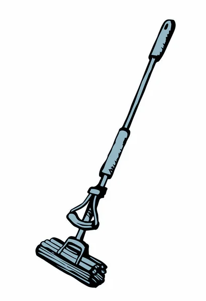 Mop for cleaning. Vector drawing — Stock Vector