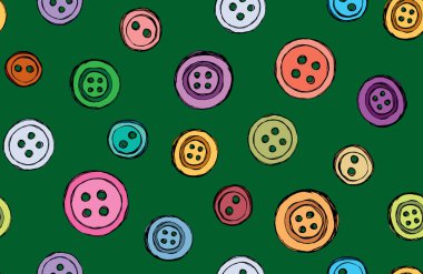 Düğme. Vektör çizim