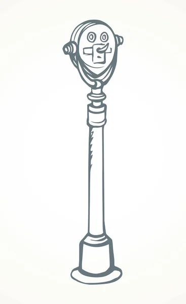 Spyglass. Dessin vectoriel — Image vectorielle